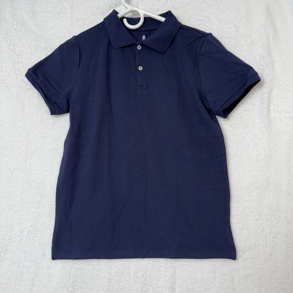 Classic Prep Shirt Kids 14 Blue Polo Short Sleeve School Uniform Preppy Classic